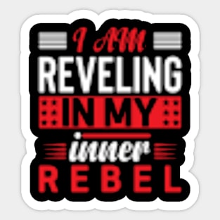 reveling Sticker